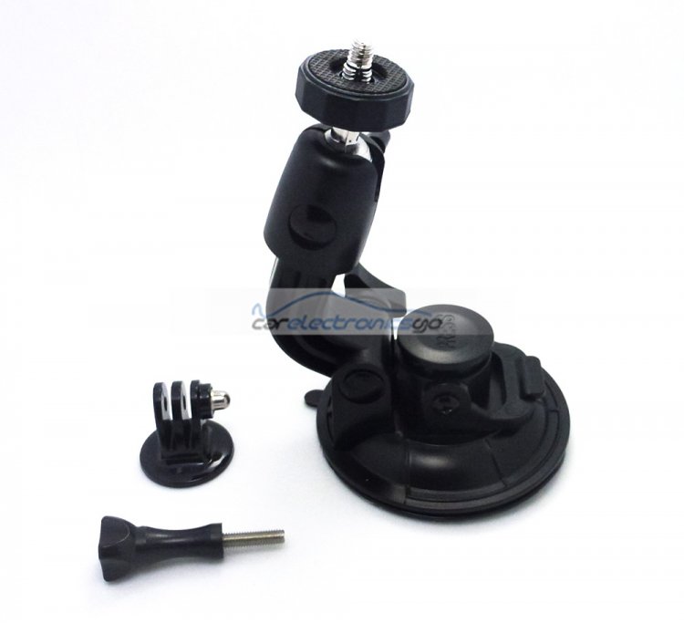 iParaAiluRy® 9cm diameter suction cup + Steel Thread Tripod Mount for Gopro Hero 3 2 1 - Click Image to Close