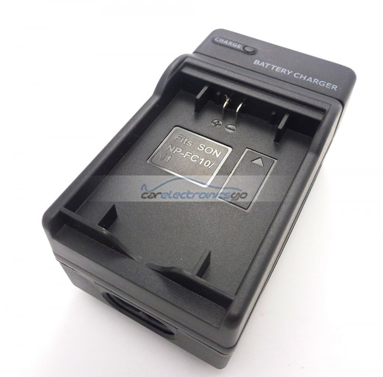 iParaAiluRy® AC & Car Travel Battery Chager for NP-FC11 NP-FC10 Battery of Sony DSC-P2 DSC-P3 DSC-P5 DSC-P7 DSC P7 DSC-P9 Camera... - Click Image to Close