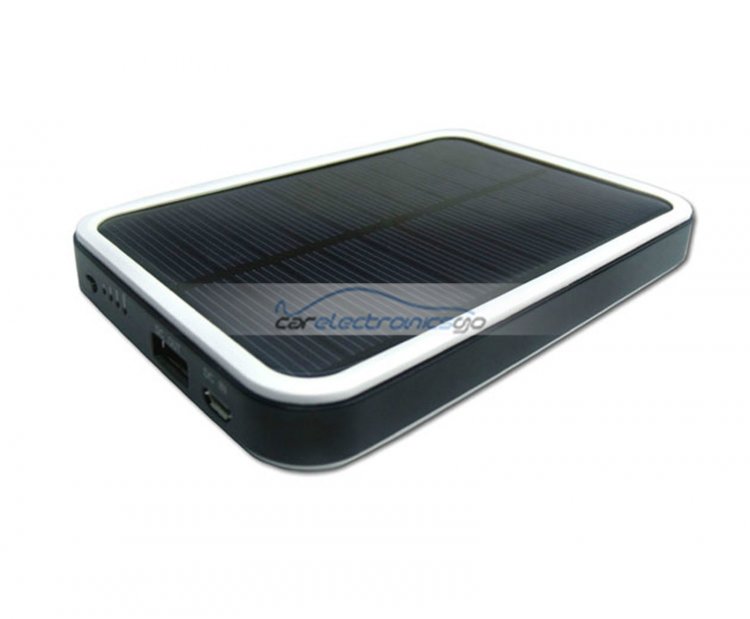 iParaAiluRy® 3000mAh Solar Panel Power Bank/Charger for iPhone3/4 iPod 5V/1A - Click Image to Close