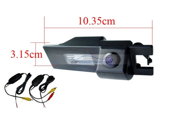 iParaAiluRy® CCD Car Rear view Camera for Opel Vectra&Zafira&Buick Regal 2009 + 2.4Ghz Wireless Signal Receiver/Transmitter Night Vision - Click Image to Close