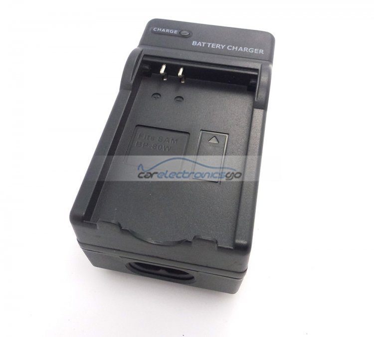 iParaAiluRy® AC & Car Travel Battery Chager for Samsung BP-80W Battery - Click Image to Close