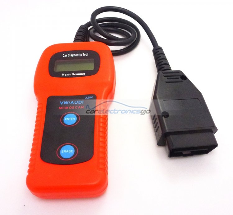 iParaAiluRy® U280 OBD2 Code Reader Scanner for VW AUDI SEAT SKODA OBDII - Click Image to Close