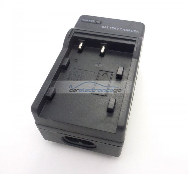 iParaAiluRy® AC & Car Travel Battery Chager for Sharp VL-NZ250 VL-NZ8 VL-DD10 VL-MC500 VL-MG10 BT-L445U BT-L445 BT-L225 BT-L225U VR-BLN20 Battery - Click Image to Close