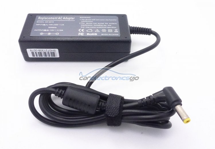 iParaAiluRy® Laptop AC Adatper Power Chager for Acer AcerNote 367D 367T 390 390A 391 392 60W 19V 3.16A With Tip 5.5 x 2.5mm - Click Image to Close