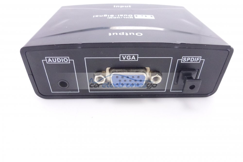 iParaAiluRy® Dual Mode MHL/HDMI to VGA AUDIO Converter SPDIF Digital Signal to Analog Signal Converter